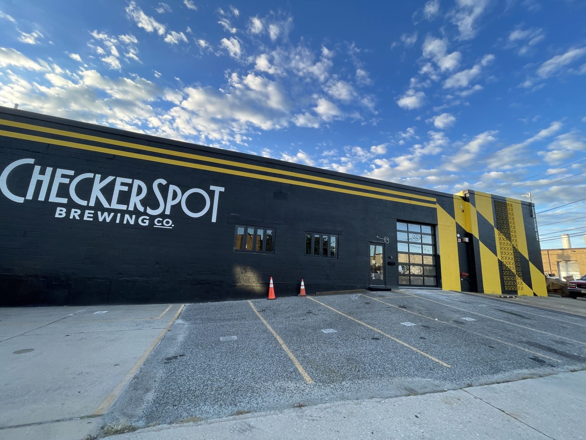 The after photo of Checkerspot Brewing after completing updates to their facade with the help of a Facade improvement grant